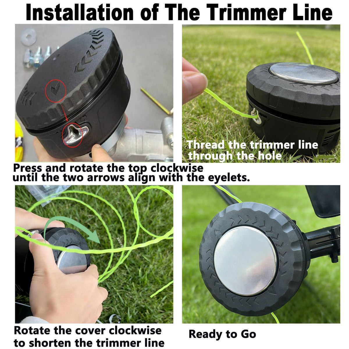 HAUYUTAIS line-diameter options optimize performance for different trimmers