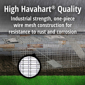 HAVAHART 1045SR rust-resistant mesh construction withstands outdoor weather
