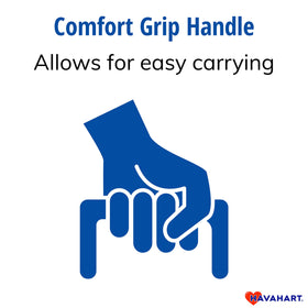 HAVAHART comfort grip handle shot emphasizing easy carrying and reduced hand fatigue.