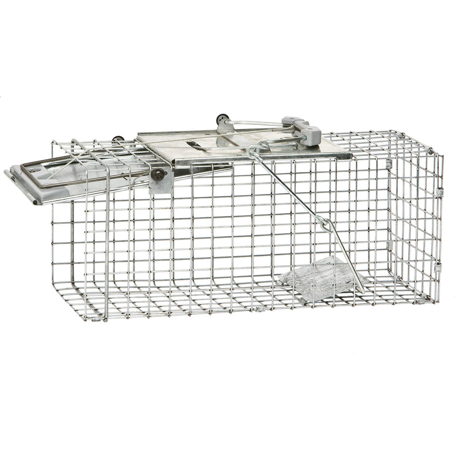 HAVAHART Easy-Set small trap ready for quick setup and release for rabbits and squirrels
