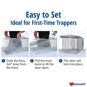 HAVAHART 1-door design enables targeted captures with fewer escapes