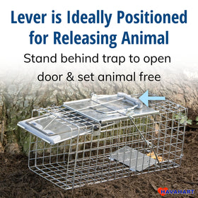 HAVAHART sensitivity screw tailors trap to target animal size