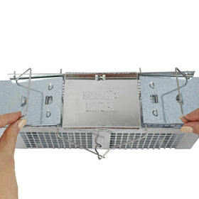 HAVAHART rugged galvanized steel construction withstands year-round use.