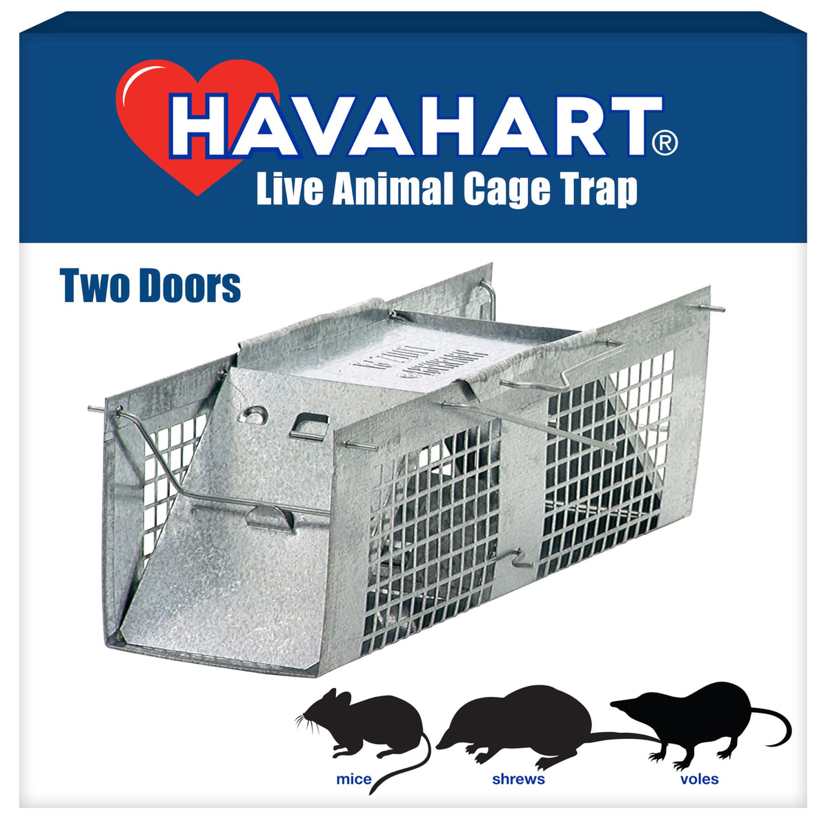 HAVAHART X-Small 2-Door trap in wide view for humane capture.
