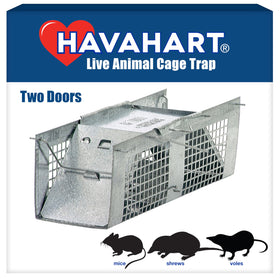 HAVAHART X-Small 2-Door trap in wide view for humane capture.