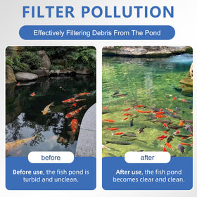 HAVANSIDY two-piece pack includes coarse and fine pads for versatile filtration