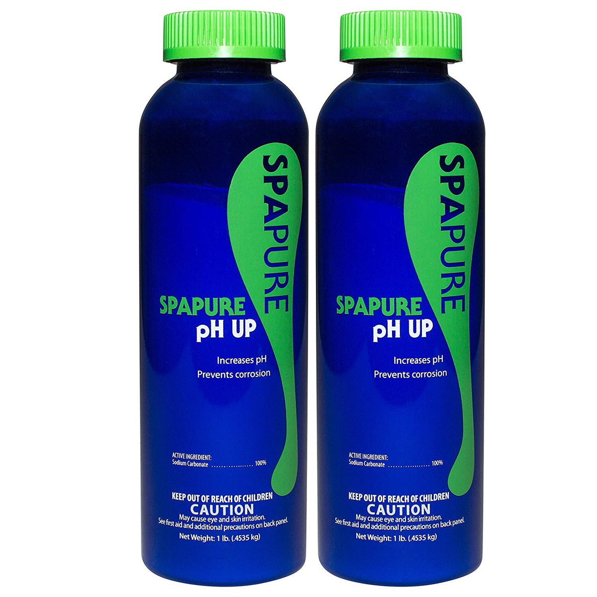 Haviland SpaPure pH Up 2-pack bottle for balanced spa water and smoother baths.