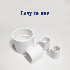 HayEastdor pipe-extension socket-couplers simplify creating longer runs for sprinklers.