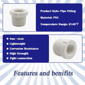 HayEastdor compact PVC fittings pack demonstrates lightweight build for reliable irrigation connections.