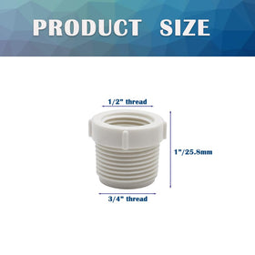 HayEastdor PVC male-to-female connector close-up; quick, secure threading for easy assembly.