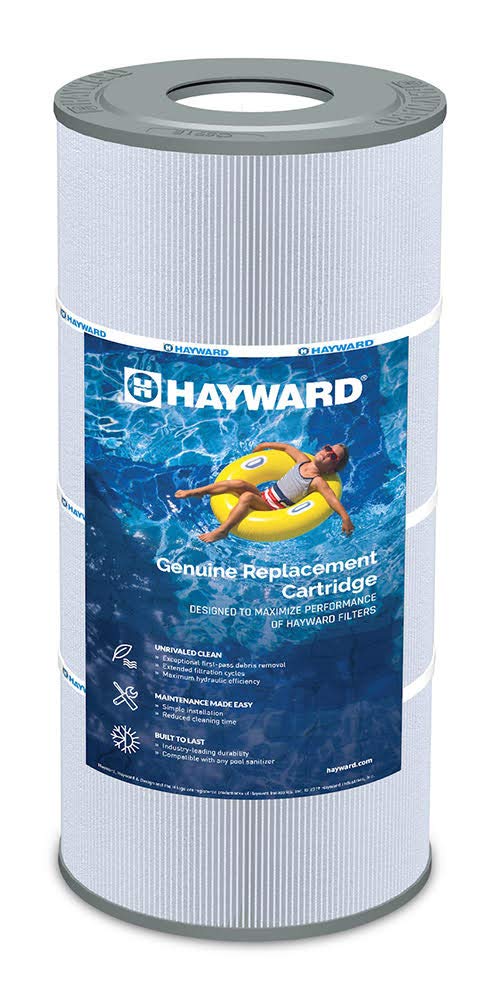 Hayward CX100XRE replacement cartridge element for pool filter improves filtration and durability.