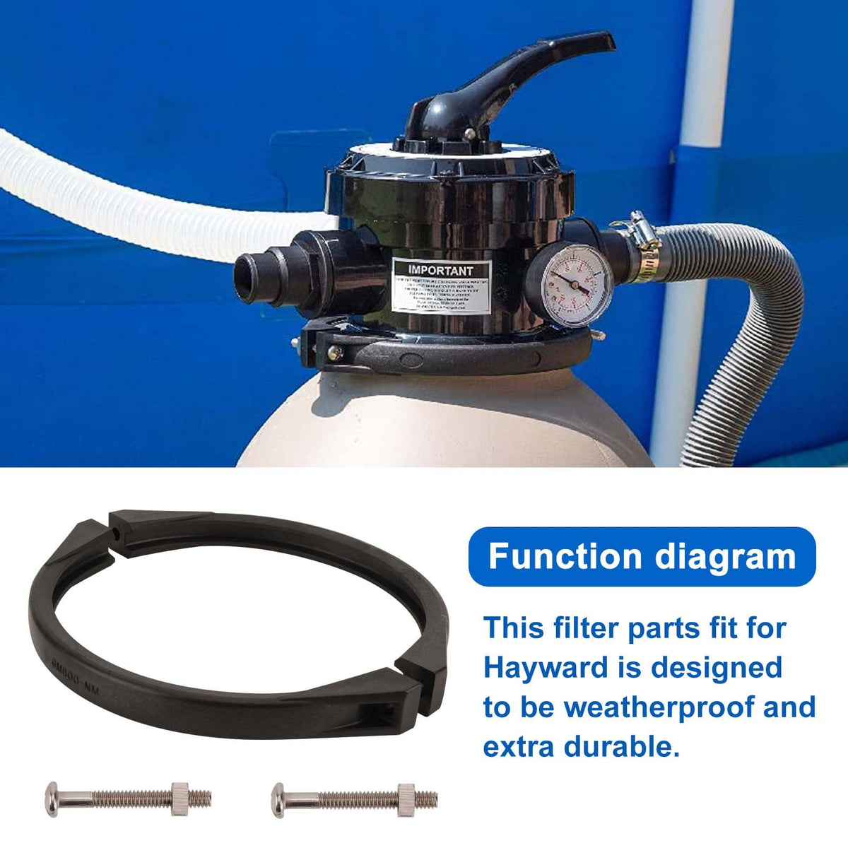 GMX600NM fits Hayward S144T, simplifying replacement and preserving filter performance