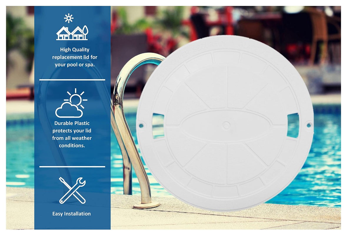Hayward skimmer lid with precise SPX1070C/SP1070C dimensions for fit.