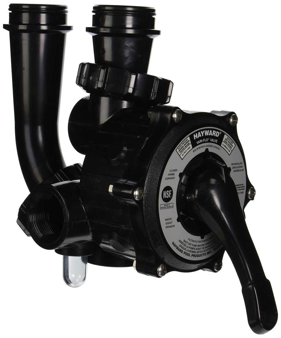 Hayward SP0710XR50 Vari-Flo backwash valve coupling enables six-position control for flexible pool filtration