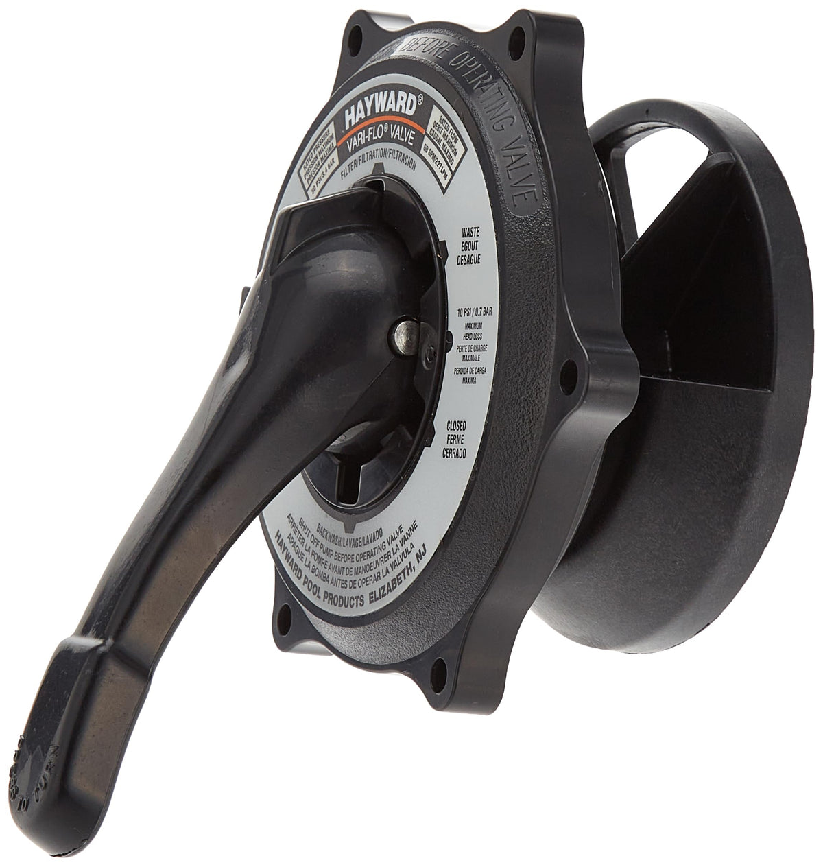 Hayward SPX0710XBA17 handle assembly with six-position lift-n-turn design.