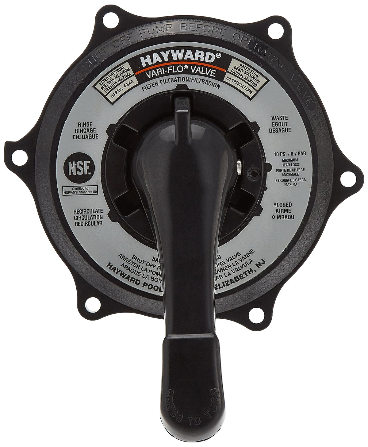 Hayward SPX0710XBA17 key cover close-up for easy replacement and secure grip.