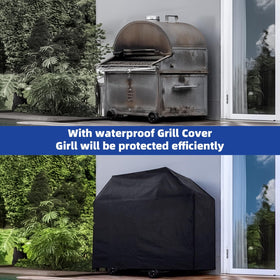 Sturdy construction protects against rain, wind, and sun.