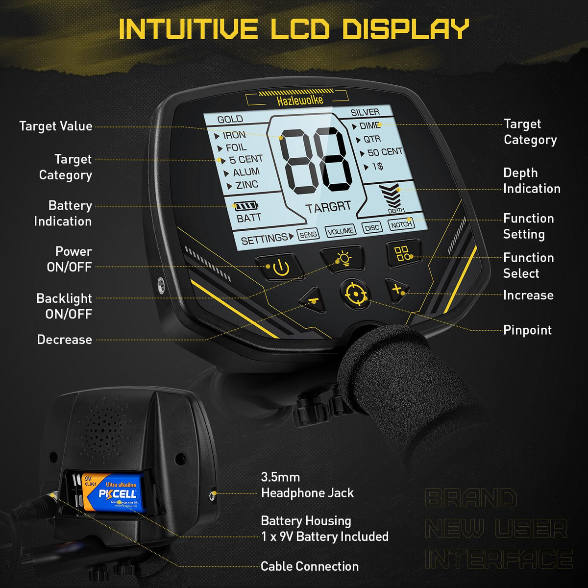Hazlewolke DD90 five modes and adjustable settings for versatility