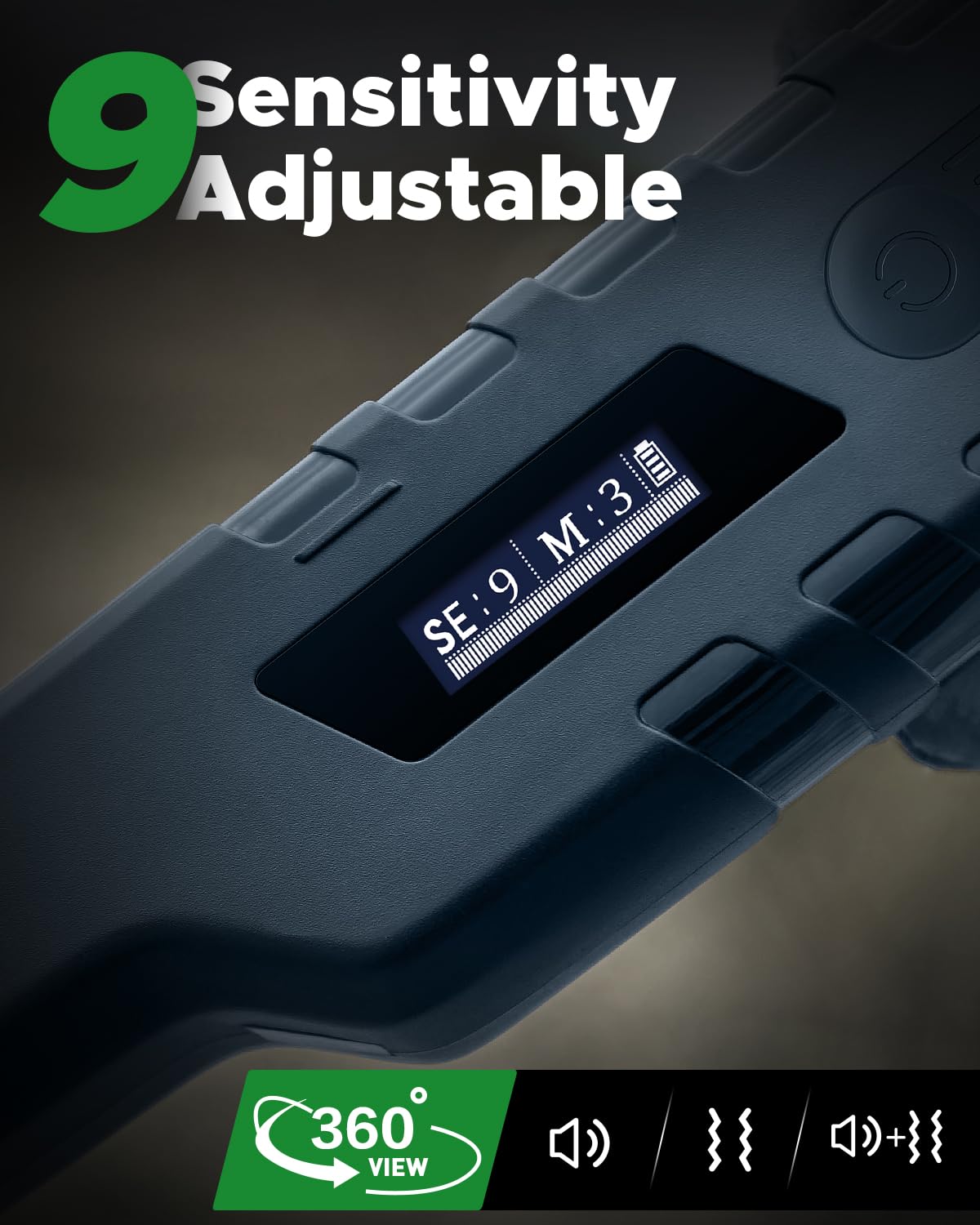 Hazlewolke pinpointer adjustable sensitivity helps precise hunting.