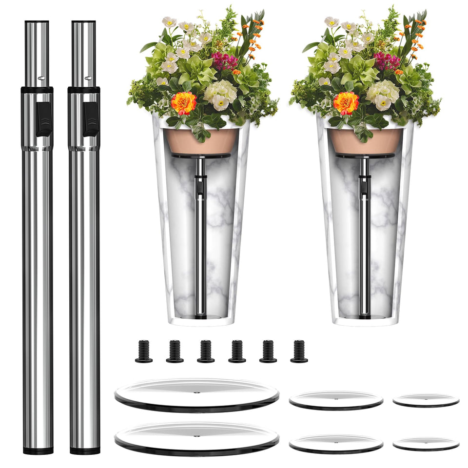 Hazztoll adjustable plant risers elevate 11-17 inch pots for drainage.