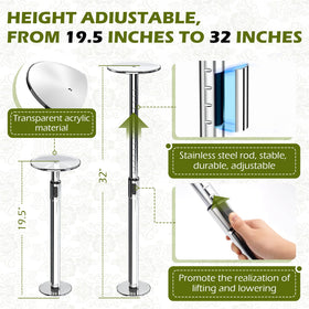 Hazztoll taper-pot support base helps prevent overwatering and root issues.