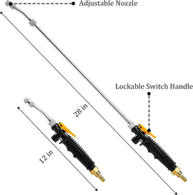 Hbaushun wand used for garden watering and light exterior cleaning