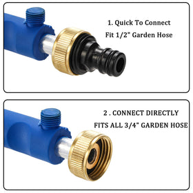 Hbaushun anti-rust aluminum wand stays lightweight during use.