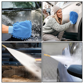 Hbaushun wand suited for car, window, patio cleaning and watering tasks.