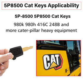 Hbsuh Cat Keys 5P8500 pack compatibility chart view shows model range.