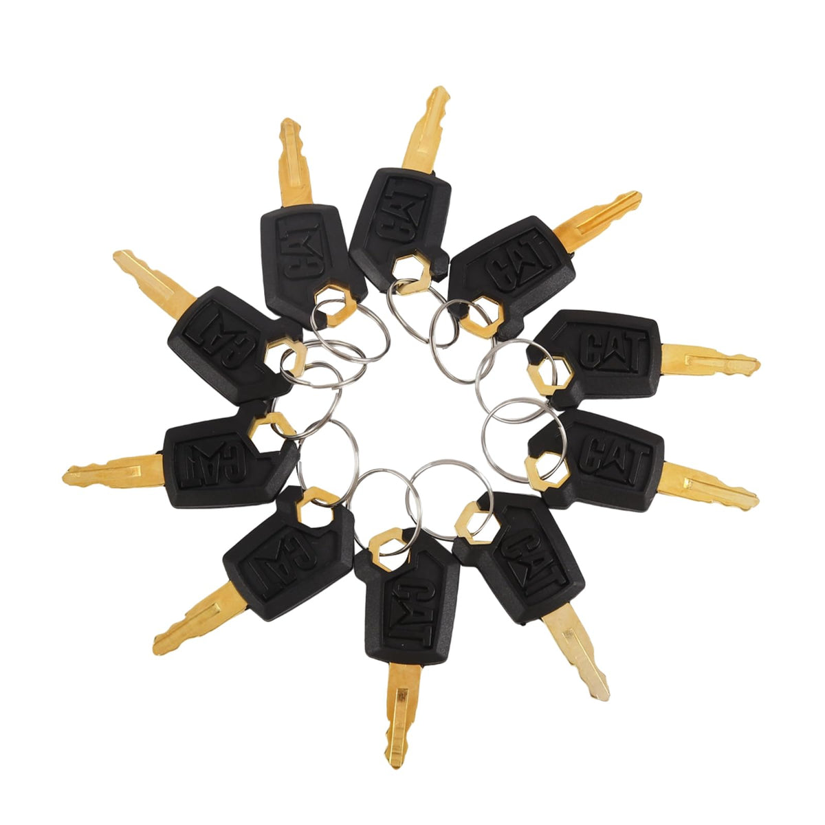 Hbsuh Cat Keys 5P8500 pack durable steel core close-up.