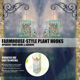 HCDHAKN indoor-outdoor planter hanger for flowers, lanterns, or feeders.
