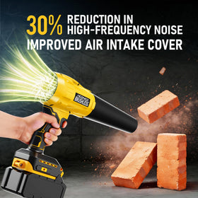 HCDHCD DeWALT 20V blower cleans patios, leaves, and driveways efficiently.