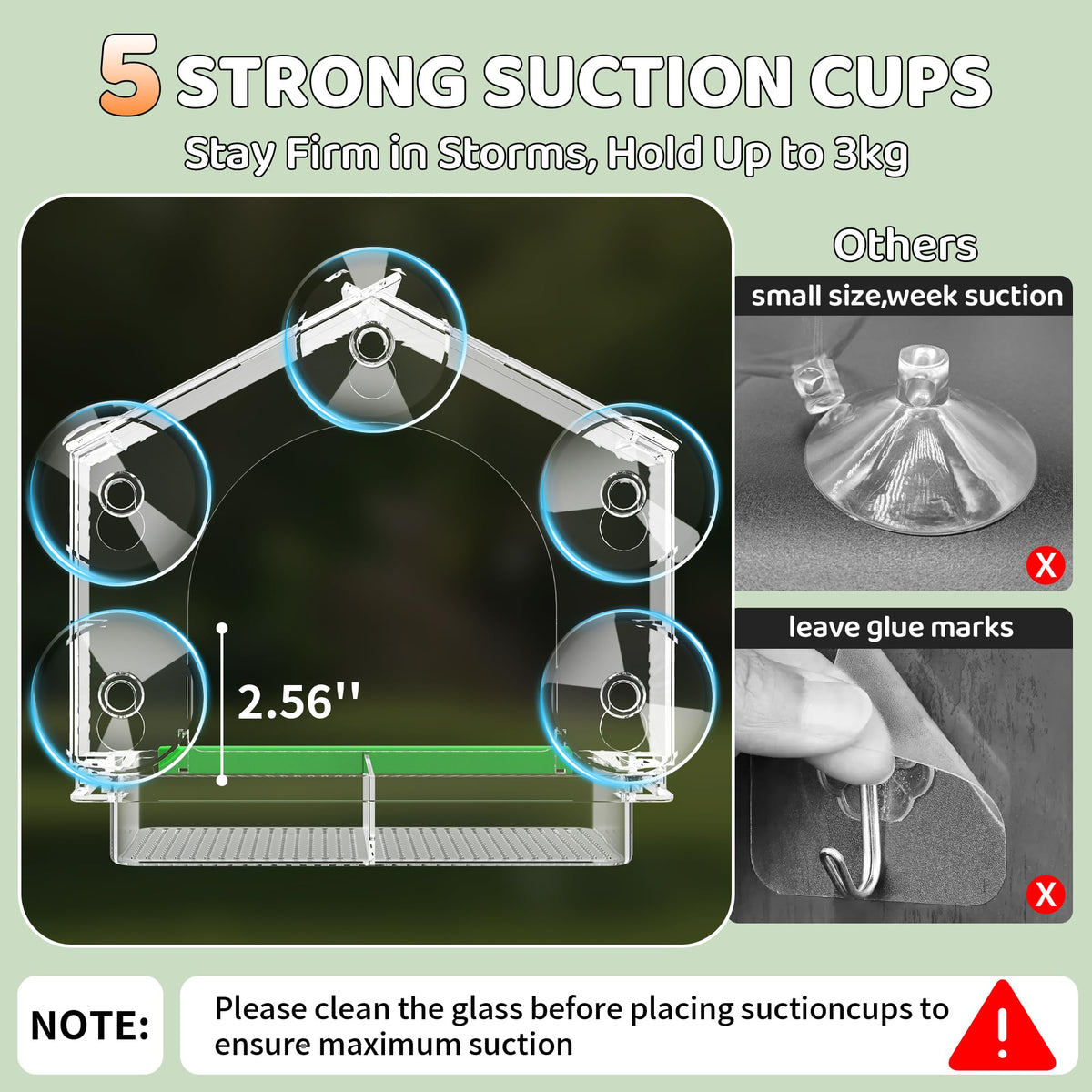 All weather durability protects against sun rain and temperature changes.