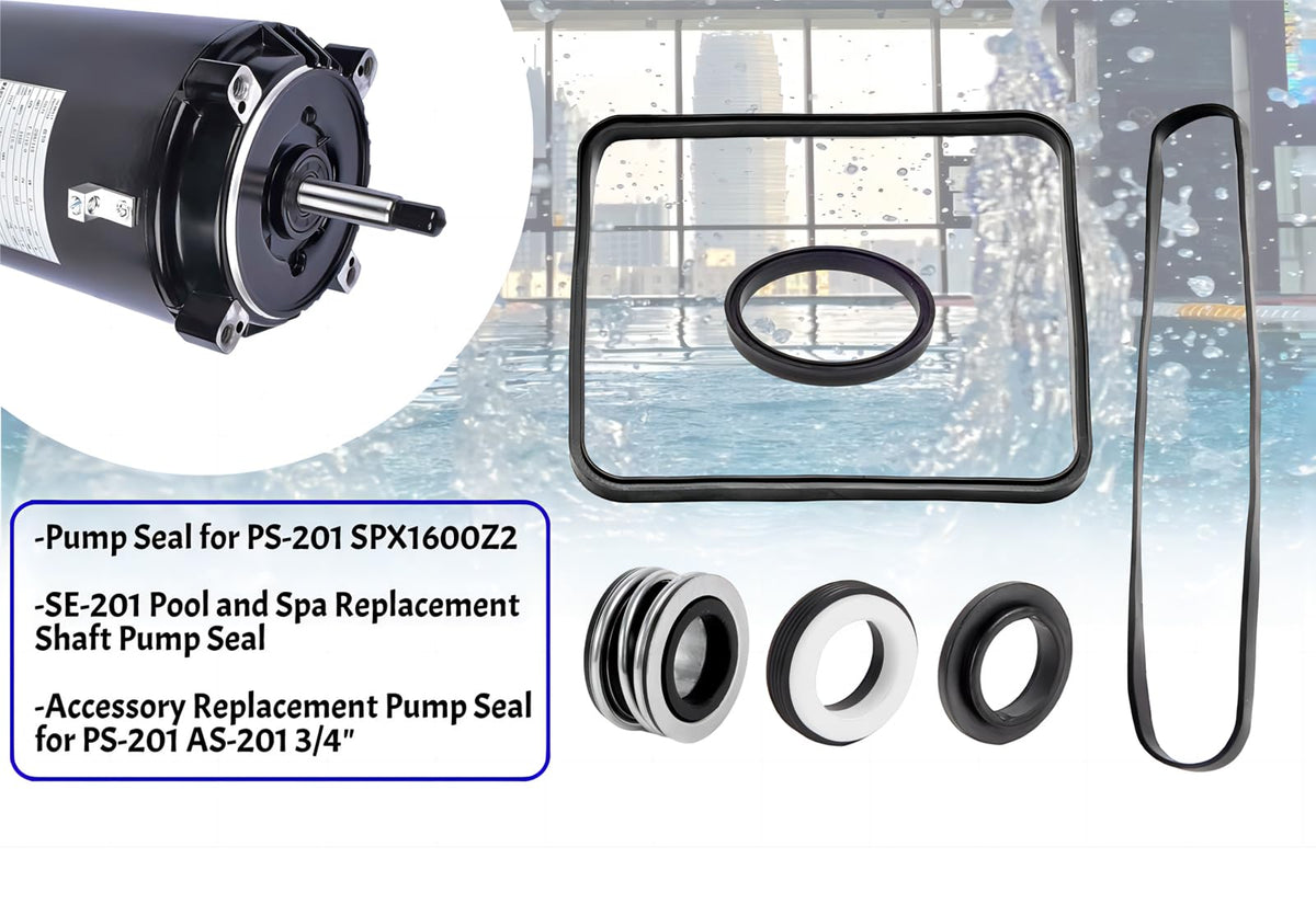 HCLLPS kit components laid out for Hayward SP1600 repair.