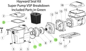 HCLLPS two-piece shaft seal PS-201 SPX1600Z2 for long-lasting seals