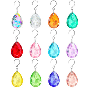 H&D HYALINE & DORA 38mm crystal suncatcher creates vibrant rainbows in sunlit windows