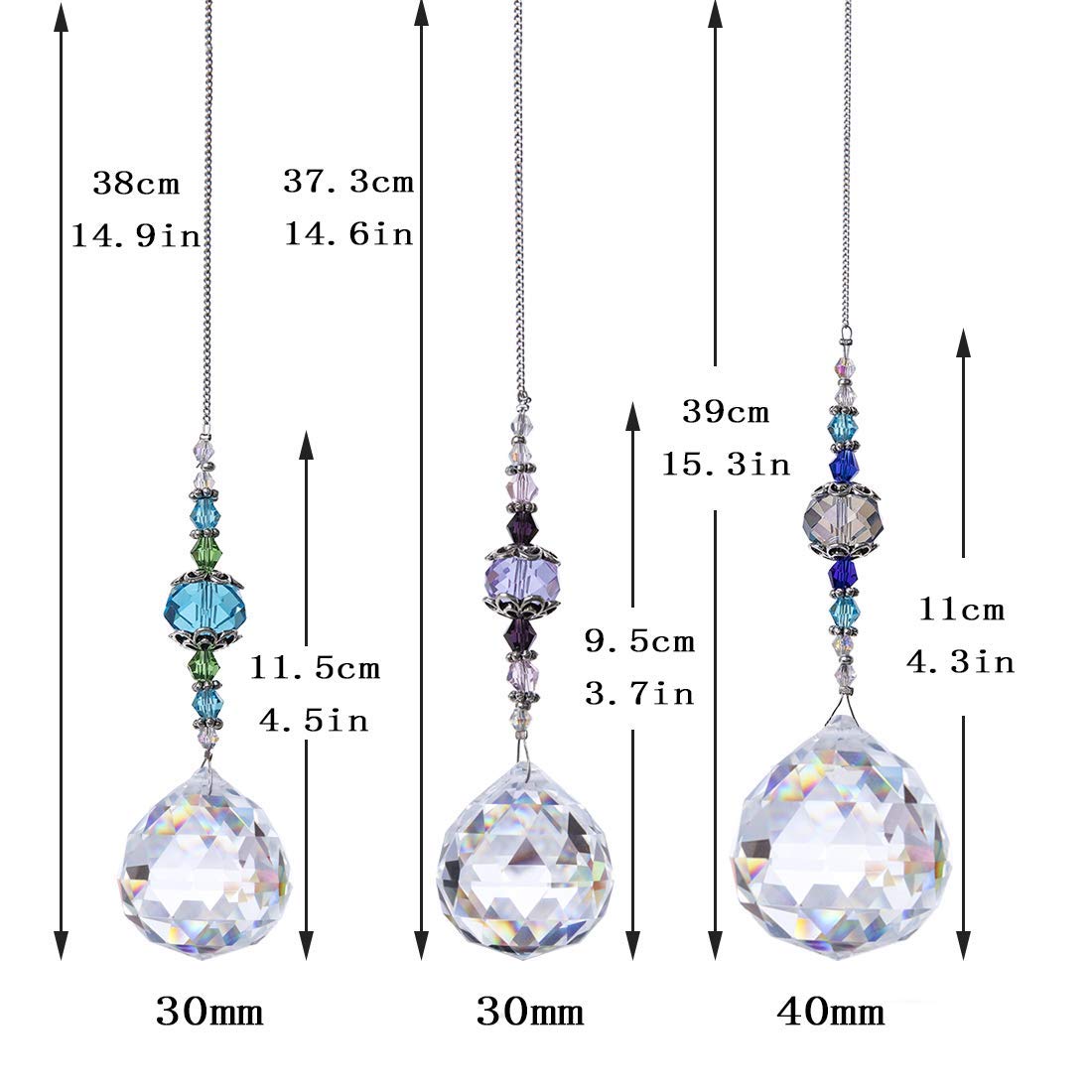 H&D Hyaline & Dora garden decor prism ball casts playful glints on leaves