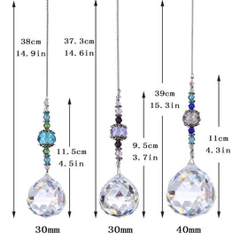 H&D Hyaline & Dora garden decor prism ball casts playful glints on leaves