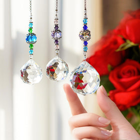 H&D Hyaline & Dora 30mm prism ball in nursery decor adding gentle sparkle