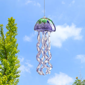 H&D HYALINE & DORA Sea Glass Outdoor Wind Chime brings gentle ambiance to patios