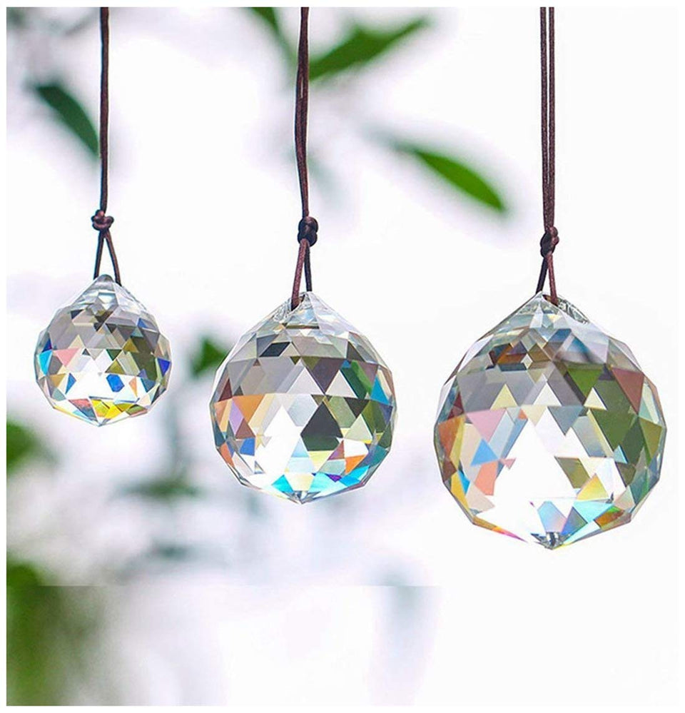H&D HYALINE & DORA 20mm clear crystal ball for sun catchers enhances natural light