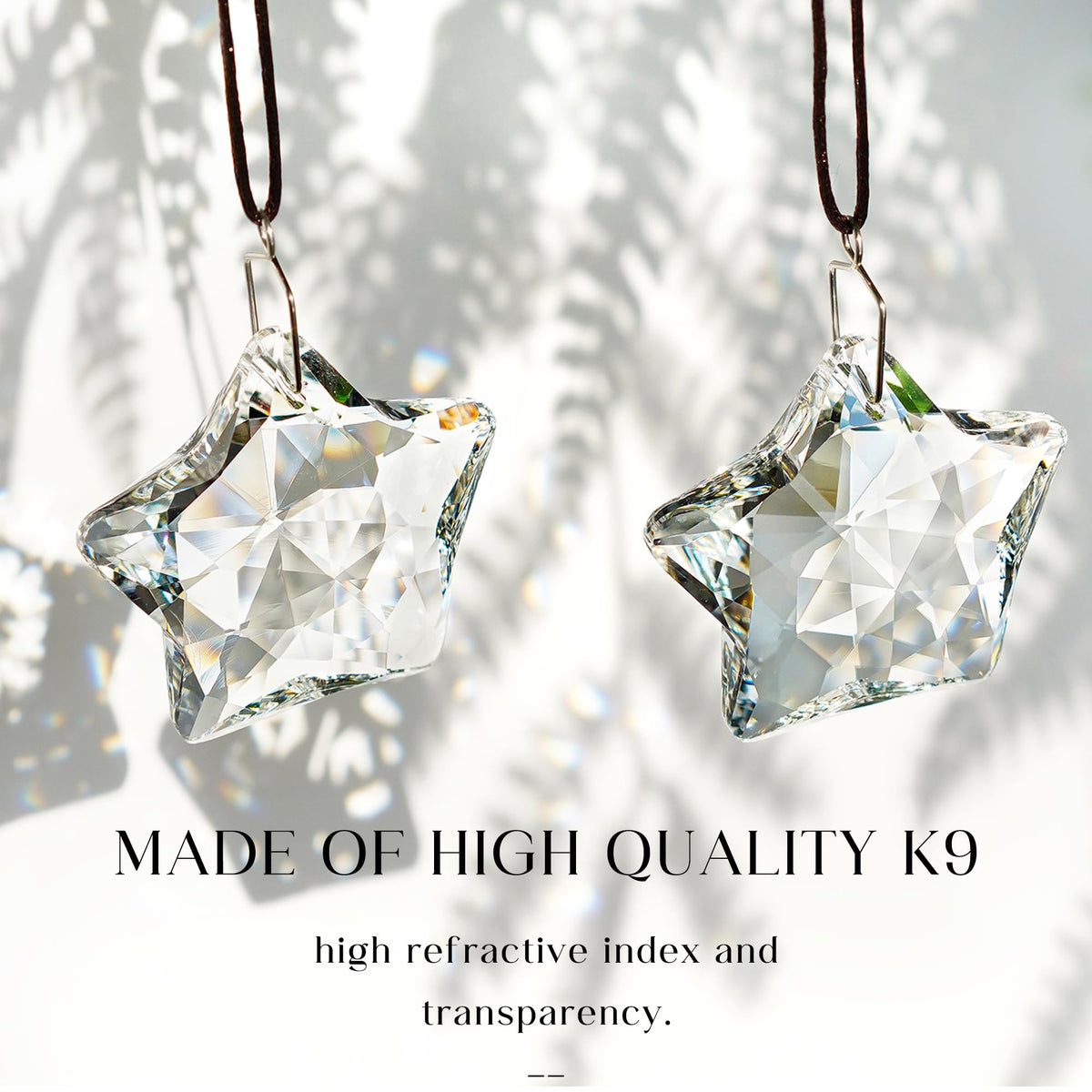 H&D HYALINE & DORA 2-inch sun catcher for garden or patio.