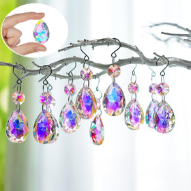 H&D HYALINE AND DORA bauhinia crystal suncatcher bead adds sparkle to windows and chandeliers.