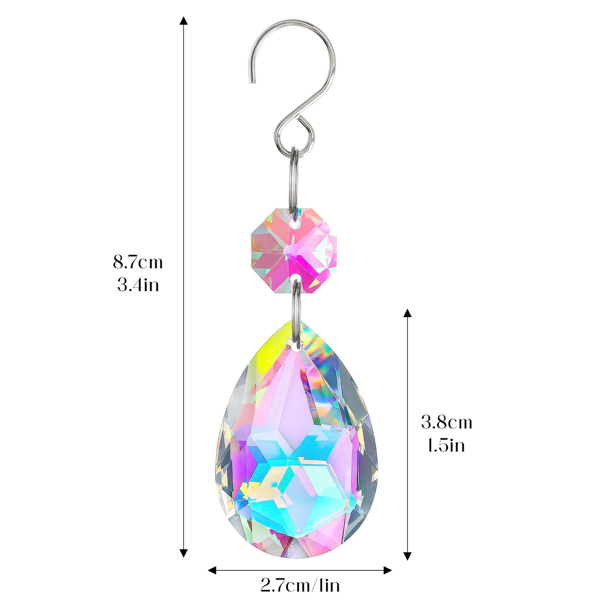 H&D HYALINE AND DORA bauhinia crystal suncatcher bead catches sun rays for shimmering accents.