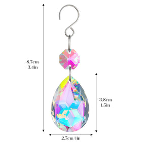 H&D HYALINE AND DORA bauhinia crystal suncatcher bead catches sun rays for shimmering accents.