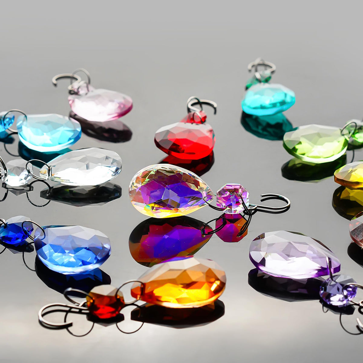 H&D HYALINE AND DORA bauhinia crystal suncatcher bead easy to hang on curtains or trees.