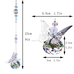 H&D HYALINE & DORA butterfly suncatcher sparkling in a sunlit room