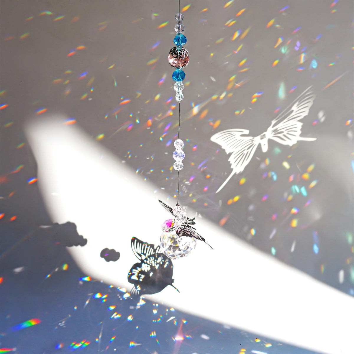 H&D HYALINE & DORA Christmas butterfly decoration adds festive shimmer