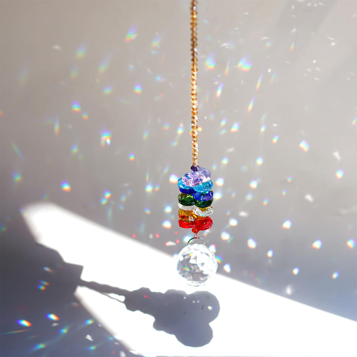 HD Hyaline & Dora crystal ball decor enhances interior spaces with shimmering reflections.
