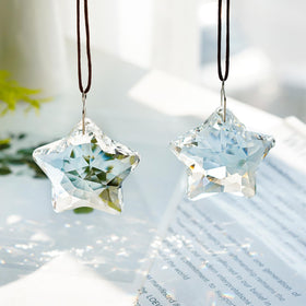 H&D HYALINE & DORA crystal sun catcher 2-inch adds indoor rainbow glow.